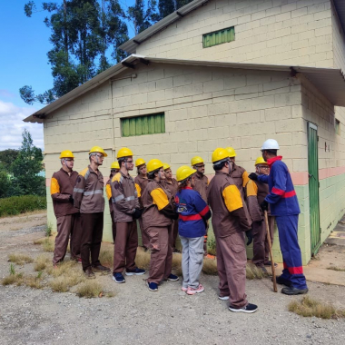 Foto 1 de Treinamento de Brigadistas da equipe do GPACI no centro de treinamento DAMATA