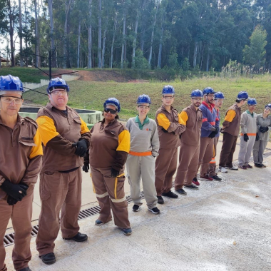 Foto 1 de Treinamento de Brigadistas da equipe do GPACI no centro de treinamento DAMATA