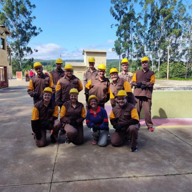 Foto 1 de Treinamento de Brigadistas da equipe do GPACI no centro de treinamento DAMATA