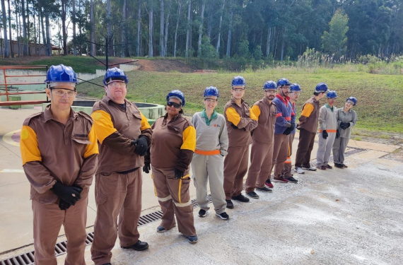 Treinamento de Brigadistas da equipe do GPACI no centro de treinamento DAMATA